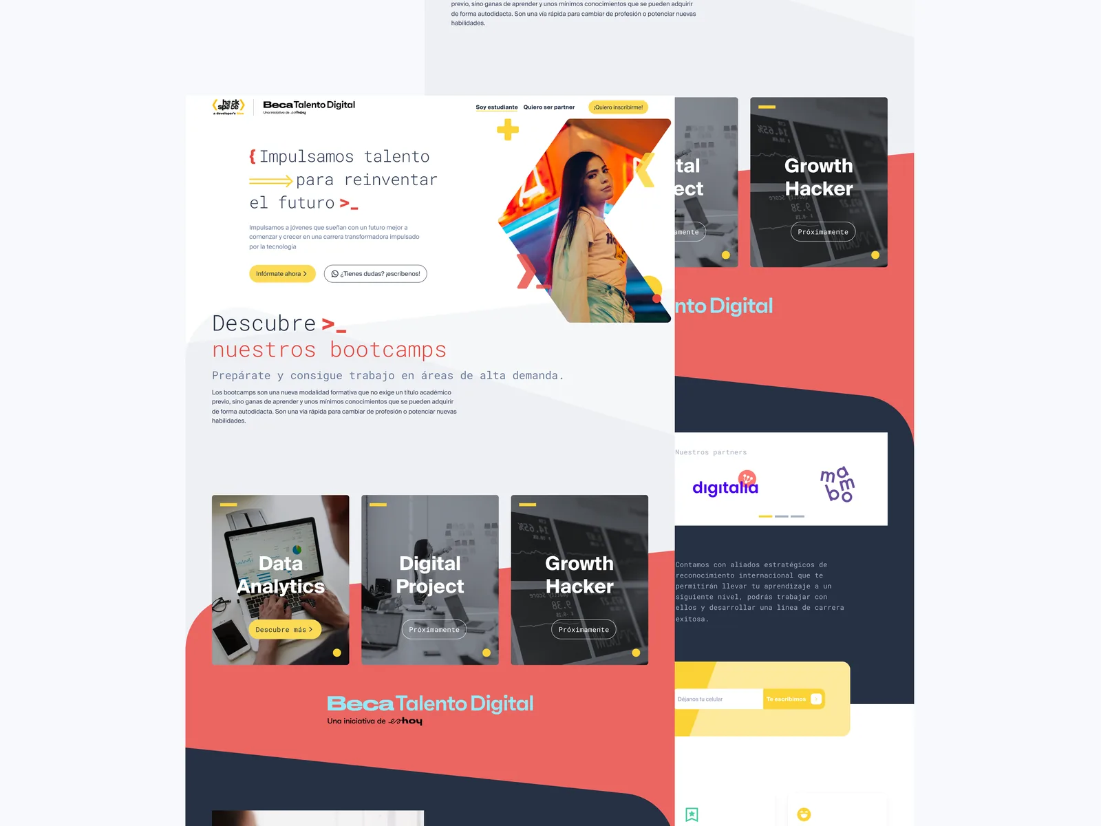 Beca Talento Digital — bootcamps de Hack Space